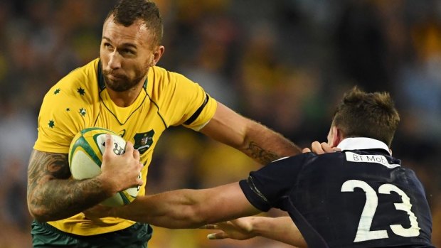 Unclear future: Quade Cooper could make the switch to league, says Mat Rogers.