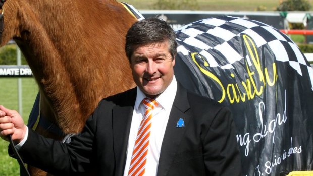 Winning double: Darren Beadman started his training career with wins to Malahat and Bratislava at Canterbury on Wednesday.