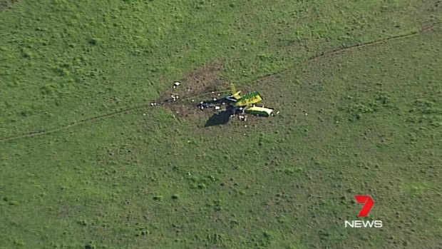 One man died in the light plane crash in Sydney's south-west.