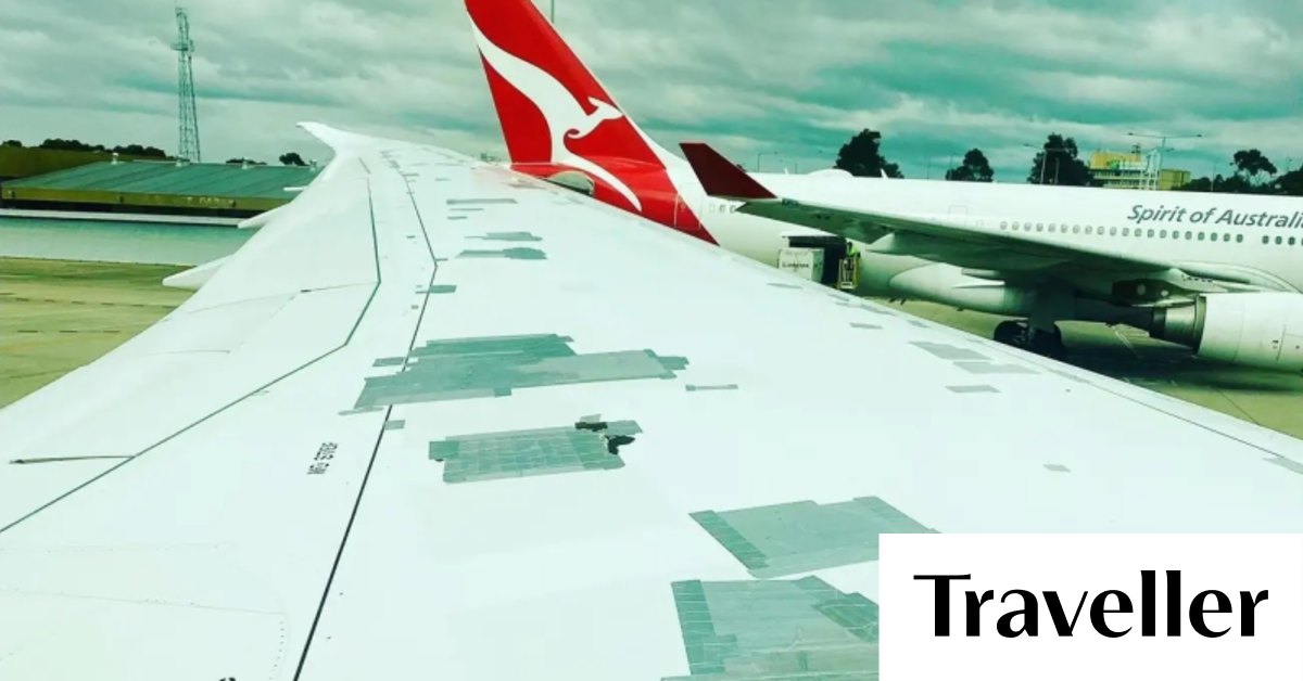 What is speed tape? Why your plane's wing looks like it's patched up