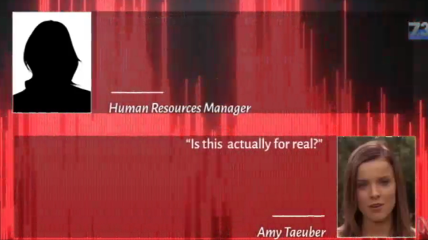Amy Taeuber recorded her conversation with a human resources manager.