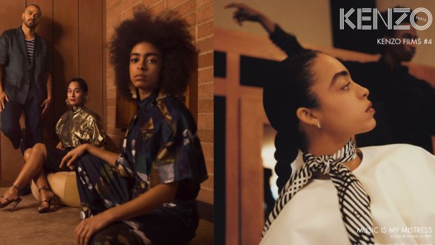 Tracee Ellis Ross, Kelsey Lu and Jesse Williams star in Kenzo's new campaign