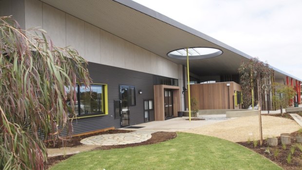 Ocean Grove’s Boorai Centre keeps a safe outdoor play space close by.