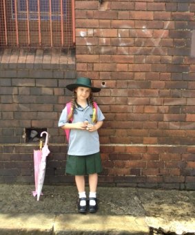 Abi Ulgiati's daughter Minnie Mai was left without after school care like hundreds of other Sydney children.