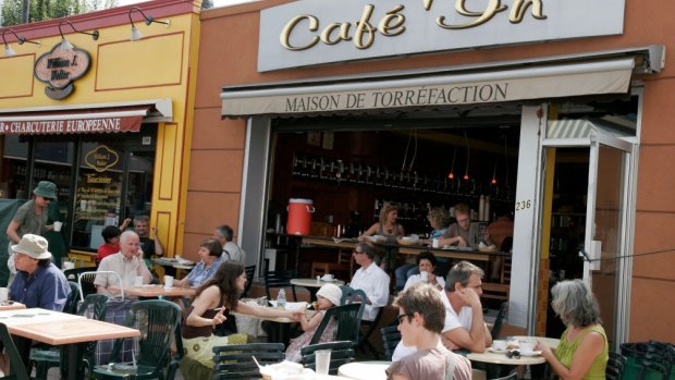 Café culture is booming in Montreal.