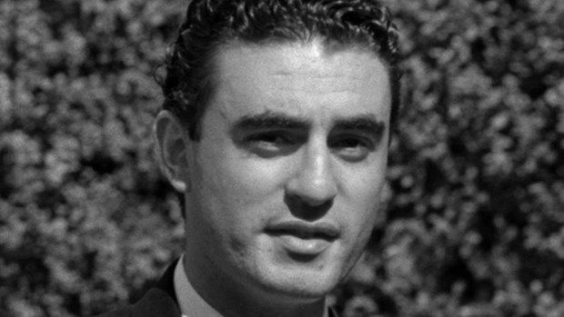 Pino "Joseph" Acquaro, outside court during the 1995 inquest into the death of Alfonso Muratore.

