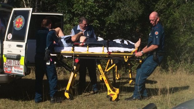 Two men survived the plane crash in the Sunshine Coast hinterland.