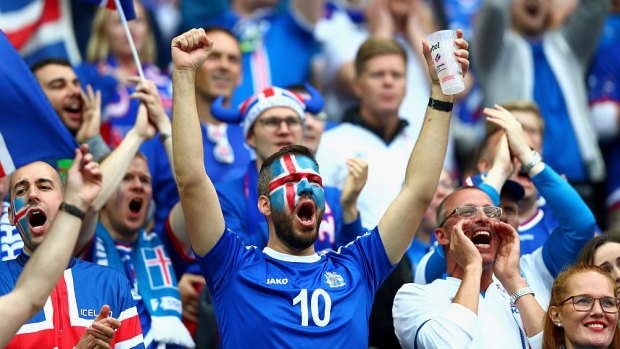 Party ends: Iceland's fairytale run was stopped by a rampaging France in the Euro quarter finals.