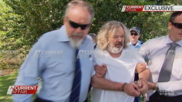 Peter Foster is arrested near Byron Bay.