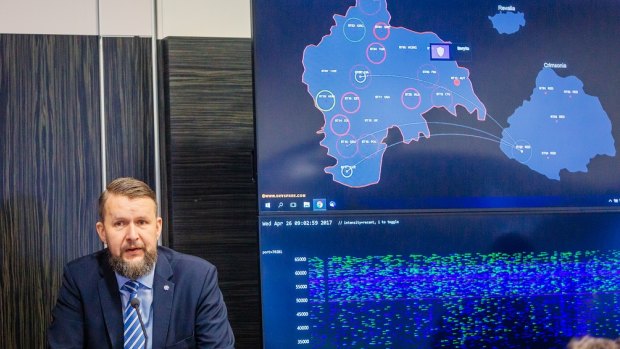 Sven Sakkov, Director of the NATO Cooperative Cyber Defence Centre of Excellence in Tallinn, Estonia.
