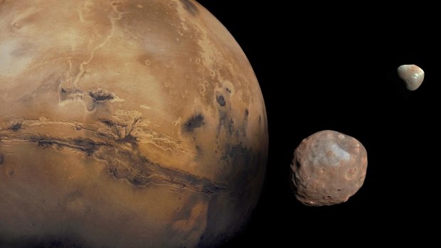 Mars is typically around 140 million miles from Earth and would take humans up to nine months to travel there.  