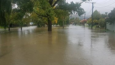 Flooding in Christchurch on Friday.

