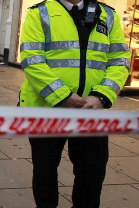 Raids: British anti-terrorism police have arrested four men in London.