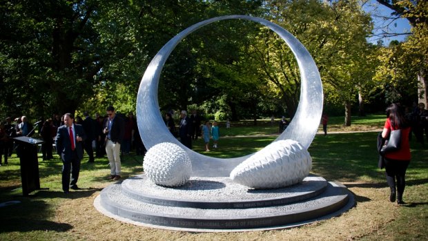 The Australian Turkish Friendship Memorial Sculpture, Seeds of Friendship, designed by architects Tectura.