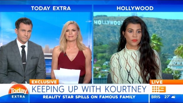 David Campbell accused Kourtney Kardashian of "blanking:" him during a live interview.