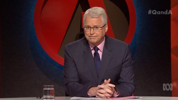Host of ABC's Q&A, Tony Jones. 