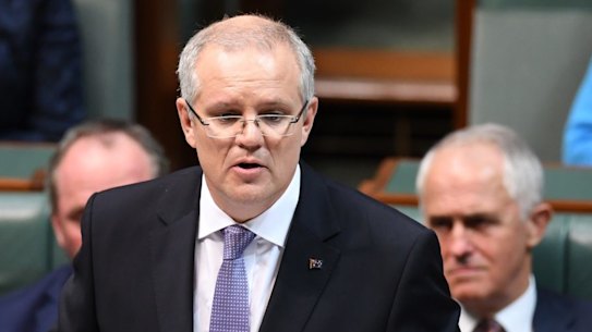 Treasurer Scott Morrison delivers the 2017-18 federal budget.