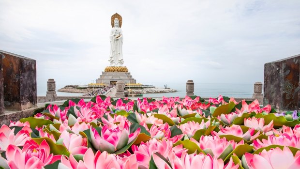 Nanshan Buddhist Cultural Park in Sanya, Hainan.