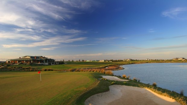 The Sanctuary Lakes golf course was designed by Greg Norman. 