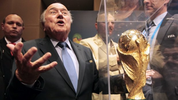 Tough times ahead: FIFA president Sepp Blatter.