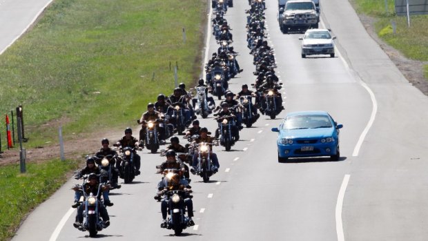 Bikies are "waiting at the border" to come back into Queensland, according to Jarrod Bleijie.