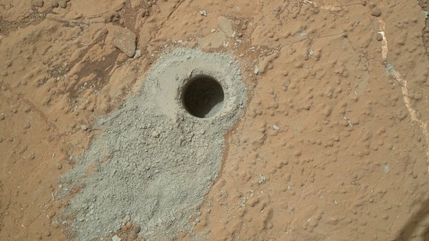 The first definitive detection of Martian organic chemicals came from analysis of a sample drilled by the Curiosity rover last year - although scientists say the organics could have been delivered to Mars by meteorites.