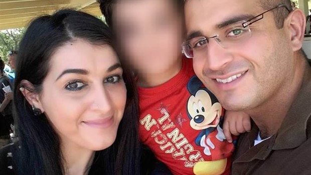 Noor Zahi Salman, left, pictured with her husband, Orlando gunman Omar Mateen.