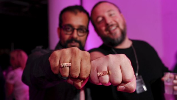 Co-founders of Vice, Shane Smith (right) and Suroosh Alvi.