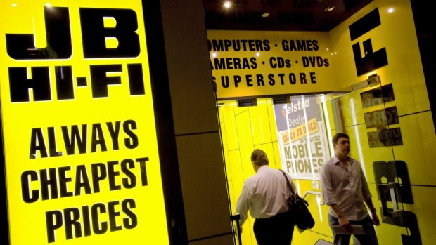 JB Hi-Fi is banking on its expansion into home appliances. 