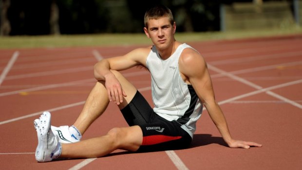 Canberra sprinter Brendan Matthews.