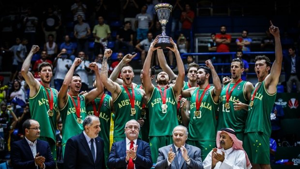 The Boomers win the FIBA Asian Cup.