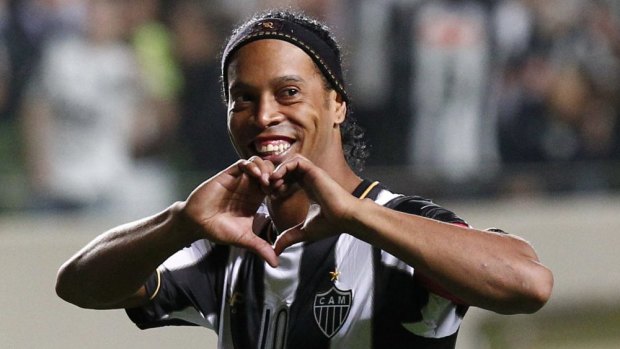 An idea to love?: Ronaldinho  may be one of the players on the A-League marquee wanted list.