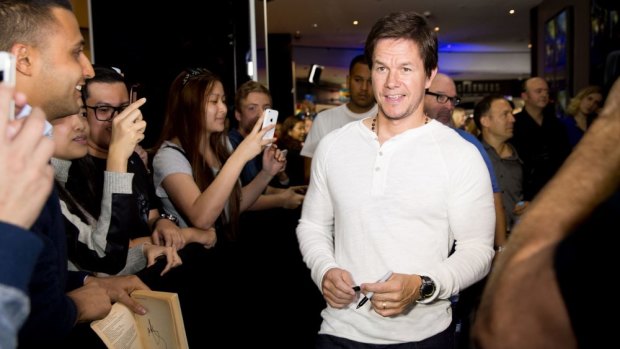 Mark Wahlberg at the George Street’s Event Cinemas to talk about <i>Transformers: Age of Extinction</i>. 