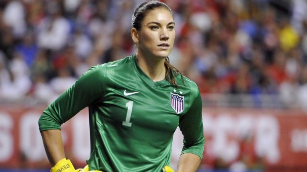 The US women's team earns more revenue, but players like goalkeeper Hope Solo earn 40 per cent of what male players earn.