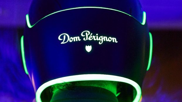 Dom Perignon provided some well-needed respite from the crowds at Vivid.