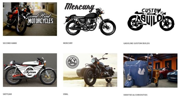 Gasoline Motor Co and its parent companies deal in high-end motor vehicles and custom-made motorcycles.