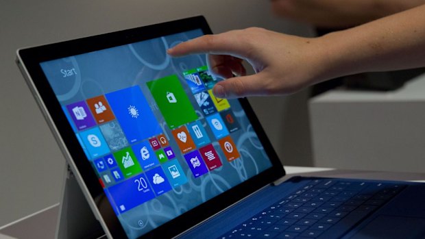 Touch and type: The Microsoft Surface Pro 3 with Type Cover.