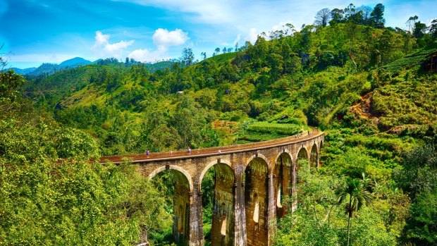 Nine Arches Bridge in Sri Lanka.