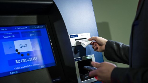 A Robocoin bitcoin ATM in Washington, DC.