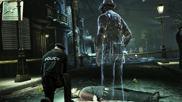 A different twist to a crime-solving game in Murdered: Soul Suspect.