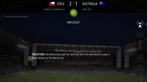 The FIFA official app.