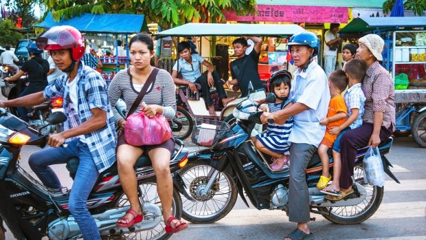 Travelling in southeast Asia, hiring a bike is obviously the thing to do.