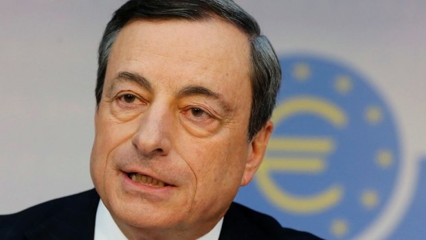 ECB president Mario Draghi.