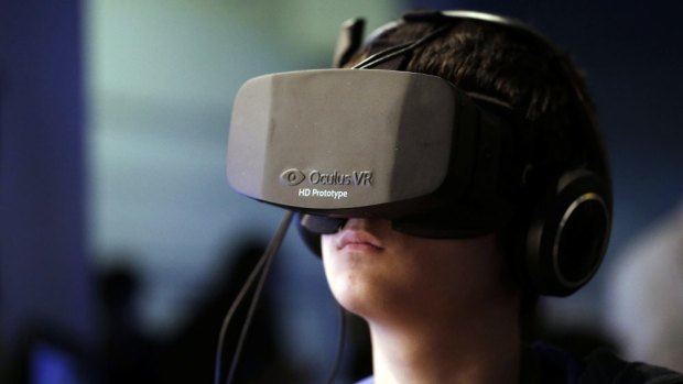 Controversial claims: The Oculus Rift virtual reality headset.