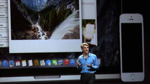 Apple's Craig Federighi details some of the improvements to iOS and OSX