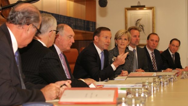 Ms Bishop made the comments during a full meeting of the Abbott ministry.