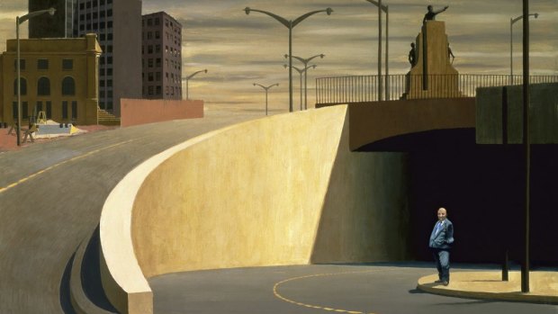 Cahill Expressway, 1962, by Jeffrey Smart.

