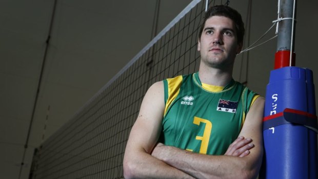 Australian volleyball player Nathan Roberts.