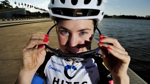 Canberra cyclist Chloe Hosking has returned to the podium at the Tour of Chongming Island. 