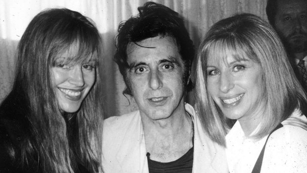 Lyndall Hobbs with Al Pacino and Barbra Streisand.